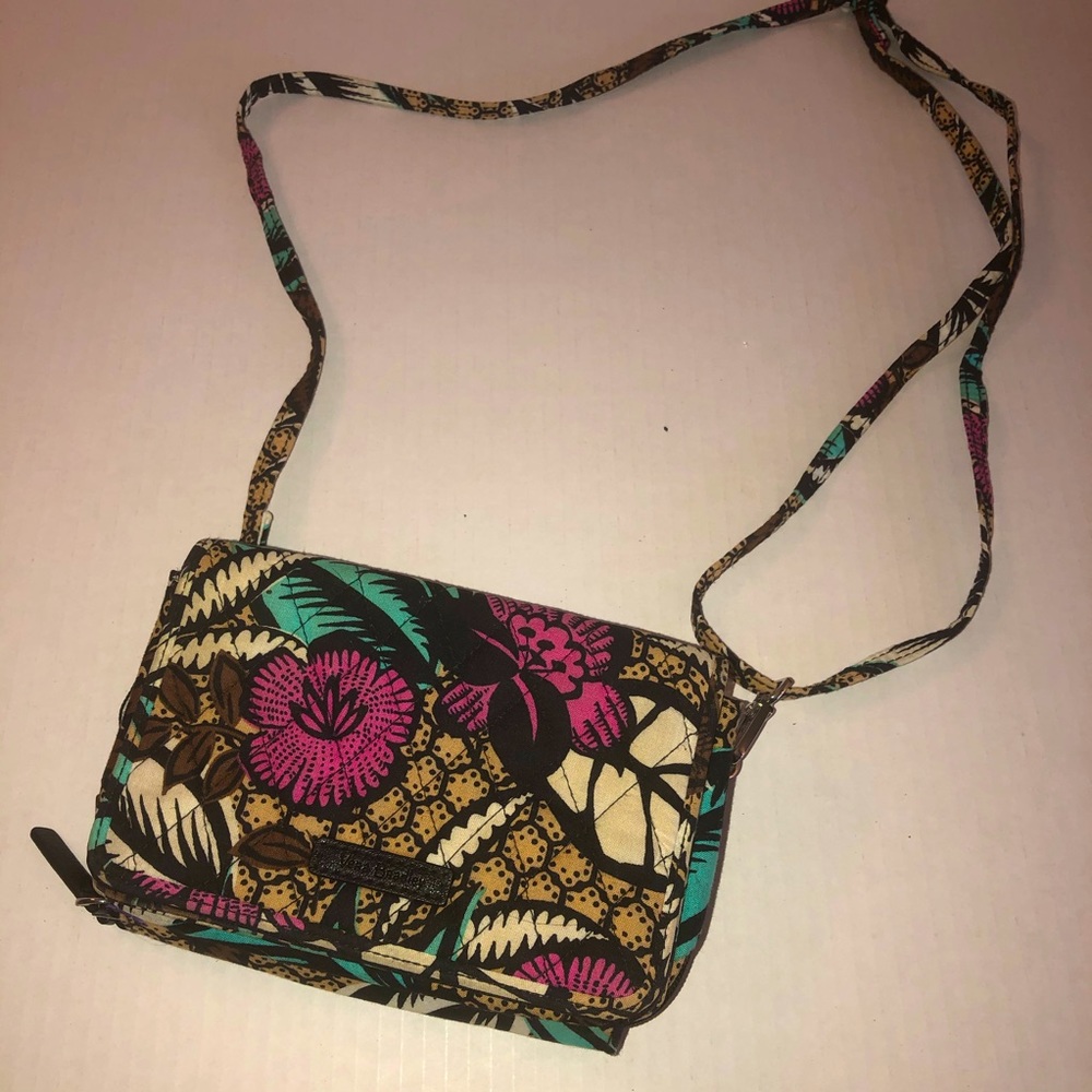 Vera Bradley wallet with strap